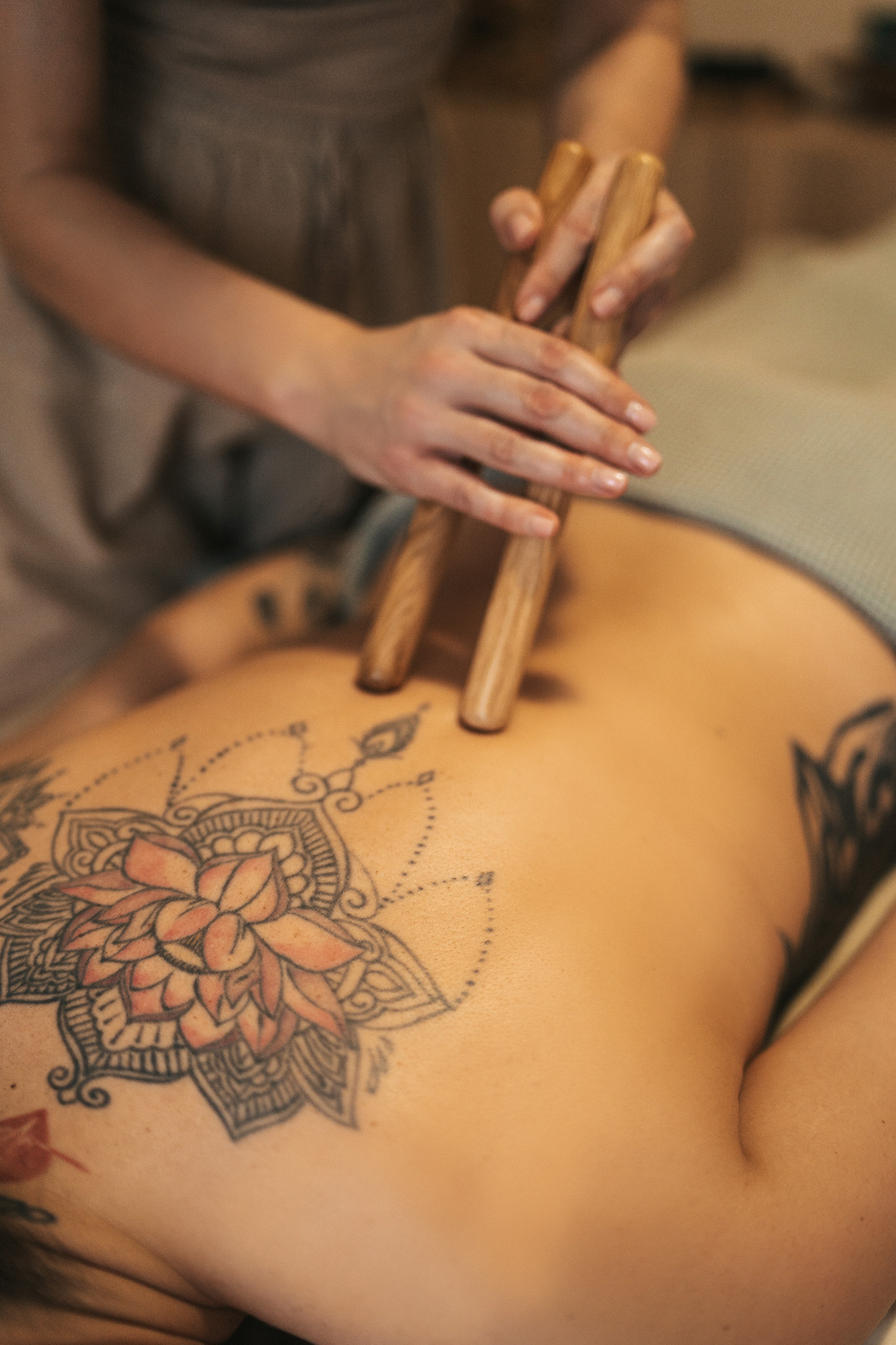 Pakiet masaż bambusami + masaż tajski stóp